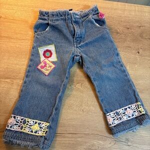 Vintage Minnie Mouse patch pants